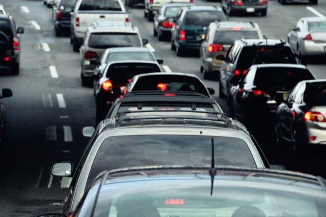 Photo of a traffic jam for the blog post Telehealth in Preventive Care Revolutionizing Health and Wellness