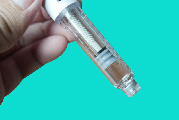 Photo of GLP-1 injectable for the blog post on GLP-1 skin changes
